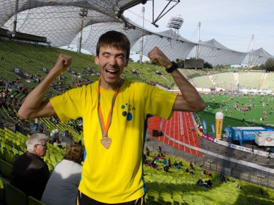 Niels Bubel beim München Marathon