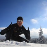 Auf Langlaufskieren macht das Training auch im tiefsten Winter Spaß